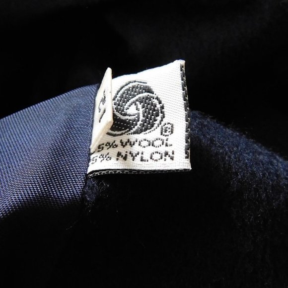 Forecaster Navy Blue Wool Blend Pea Coat - Picture 8 of 10